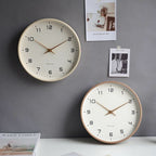 Lyra | Wall Clock | Silent Wooden, Scandinavian Design | Minimalist