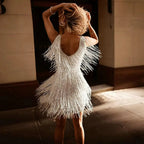 Zelda | Women Sleeveless Fringe Mini Dress