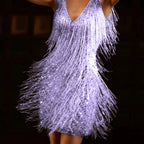 Zelda | Women Sleeveless Fringe Mini Dress