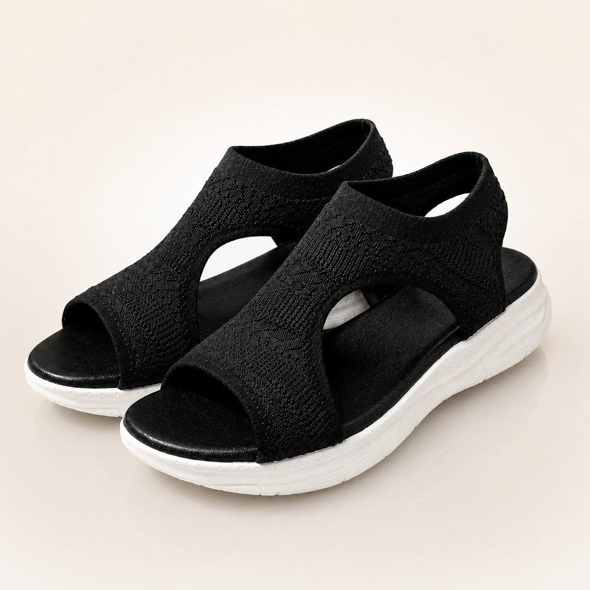 Mens Sandals Womens Orthopedic Knit Arch Support Lightweight Slip On