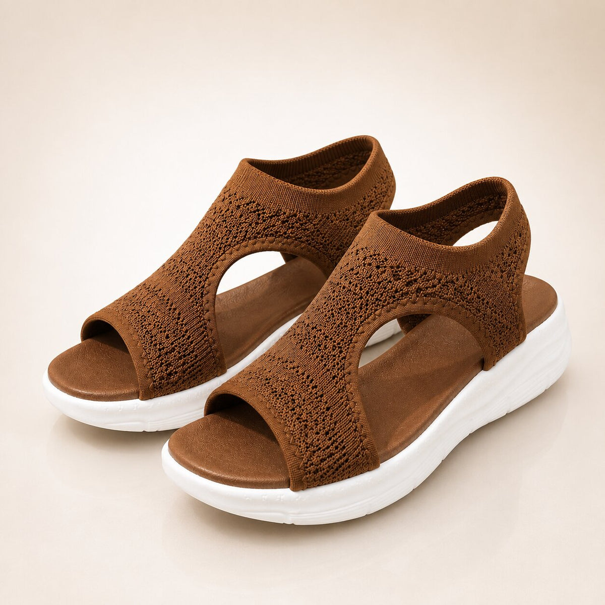 Mens Sandals Womens Orthopedic Knit Arch Support Lightweight Slip On