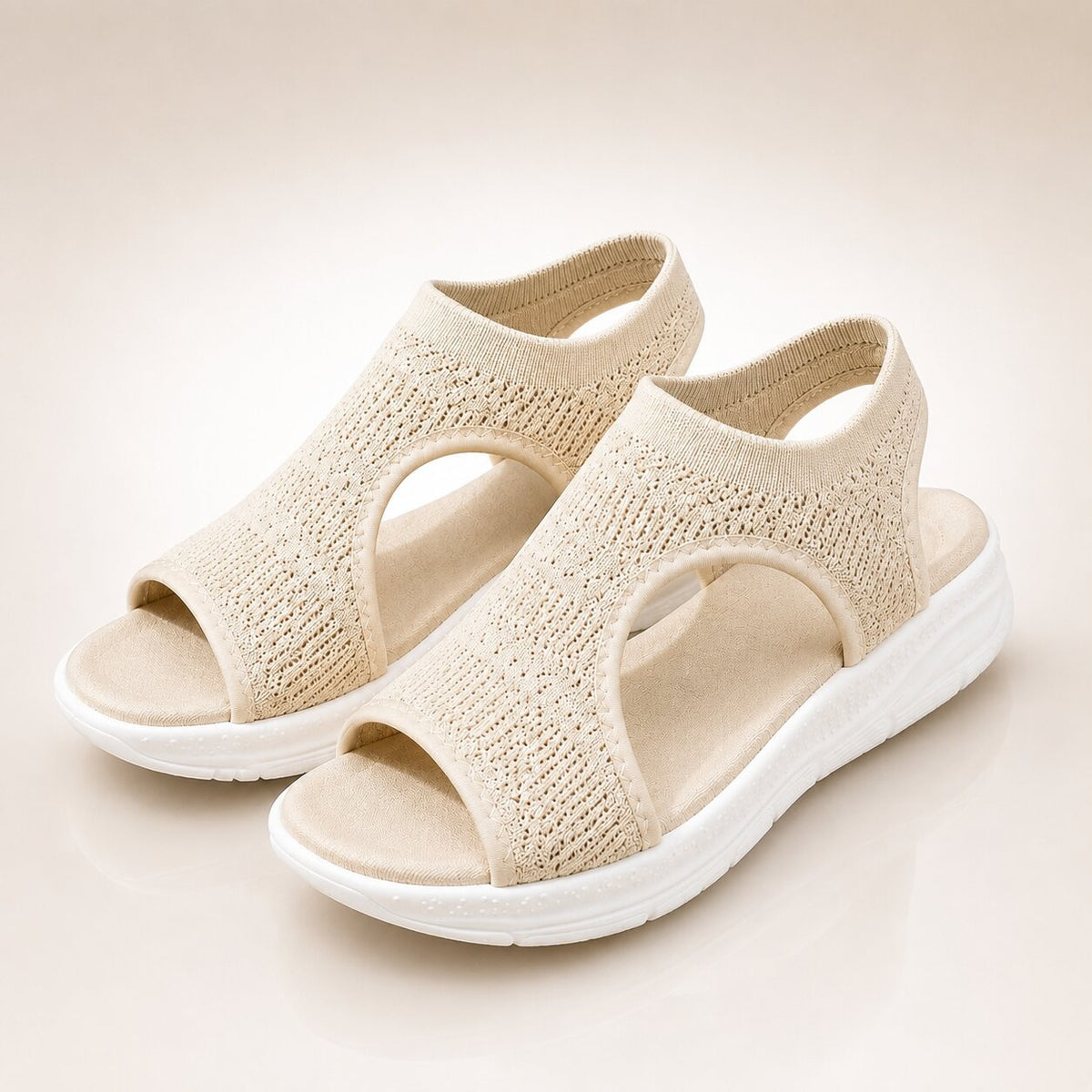 Mens Sandals Womens Orthopedic Knit Arch Support Lightweight Slip On