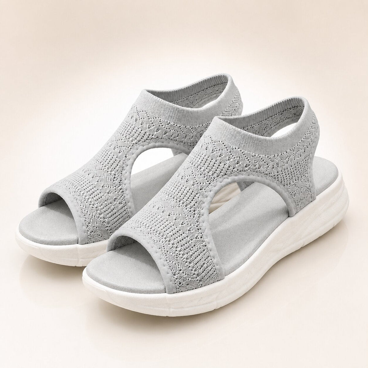 Mens Sandals Womens Orthopedic Knit Arch Support Lightweight Slip On