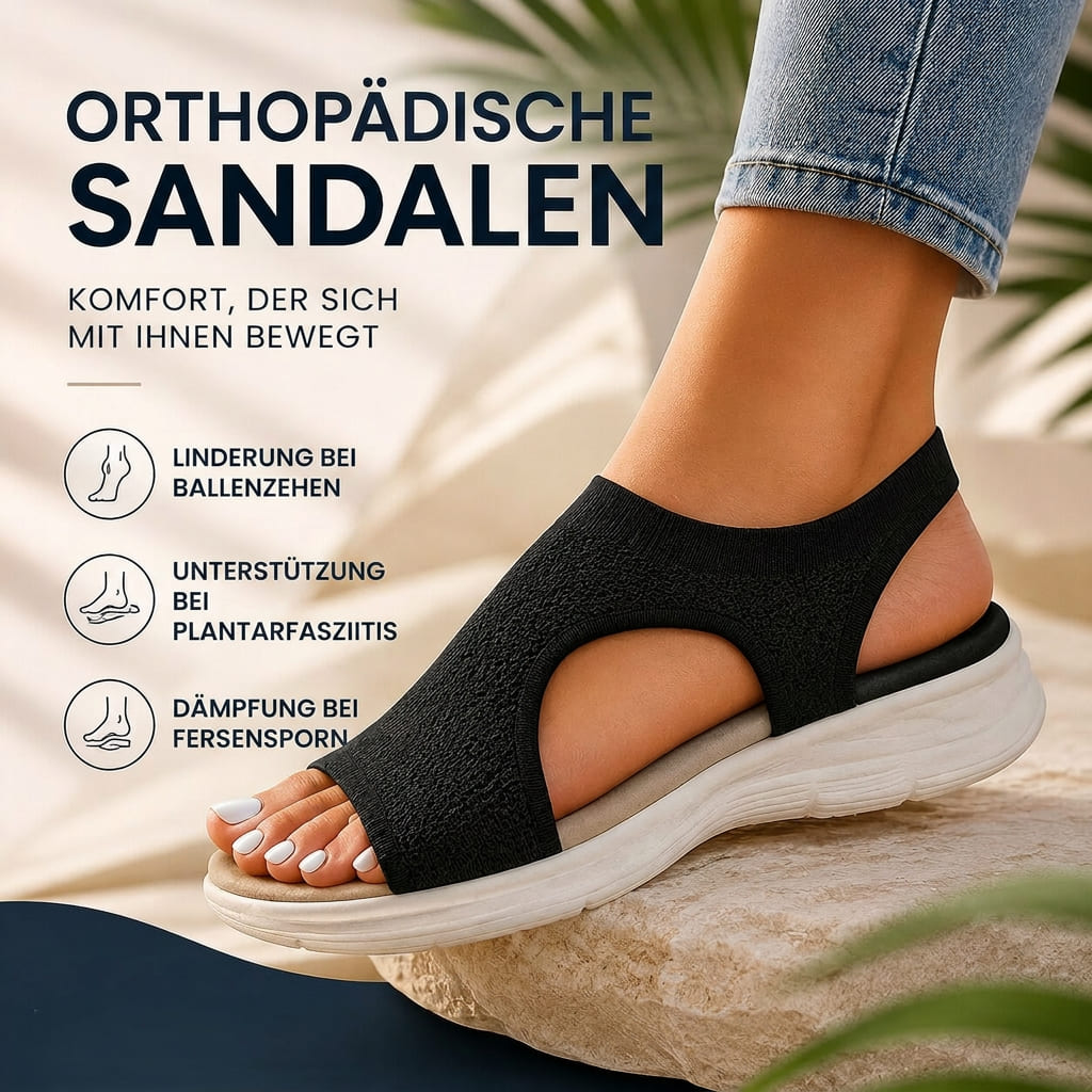 Mens Sandals Womens Orthopedic Knit Arch Support Lightweight Slip On