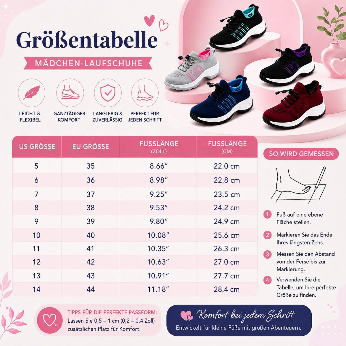 Orthopedic Shoes Women Sneakers Wide Toe Box Knit Mesh Cushioned