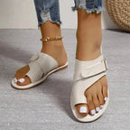 Bunion Sandals Women Orthopedic Leather Hallux Valgus Correction