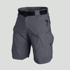 Men Cargo Shorts Regular Fit 6 Pockets Elastic Waist