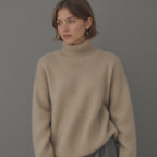 Wren | Women's Cashmere Turtleneck Sweater | Oversized, Soft & Warm