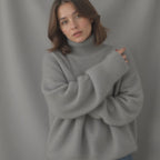Wren | Women's Cashmere Turtleneck Sweater | Oversized, Soft & Warm