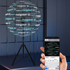 Esma | 3D Hologram LED Fan Projector | 3D Display, Multi-Sync, Adjustable