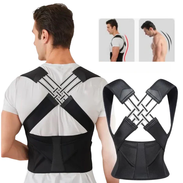 Ivy | Posture Corrector Brace | Back & Neck Pain Relief | Adjustable, Unisex
