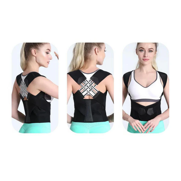 Ivy | Posture Corrector Brace | Back & Neck Pain Relief | Adjustable, Unisex