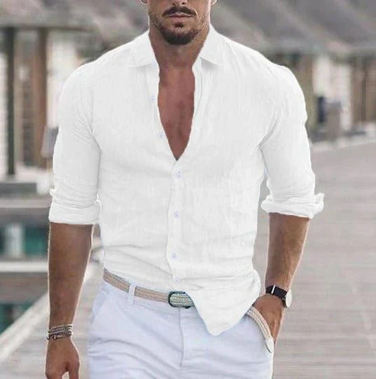 Calla | Men's Linen Shirt | Breathable Summer Shirt | Lightweight, Casual