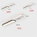 Kestrel | Ceiling Light | Flush Mount LED, Minimalist, 2-Light Set