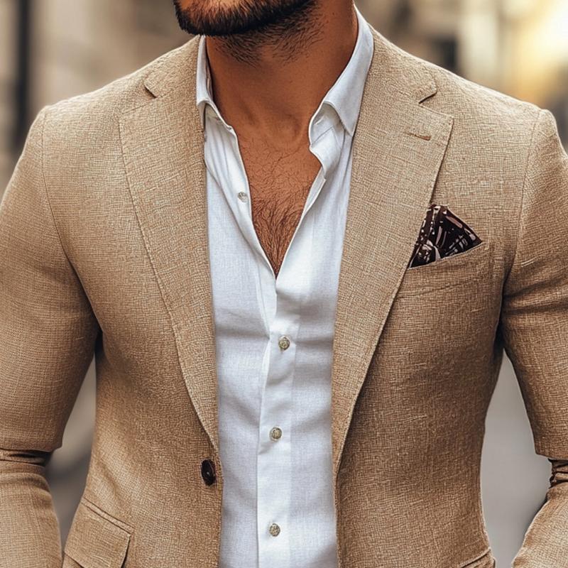 Odette | Men's Slim Fit Blazer | Two Button, Notch Lapel | S–3XL