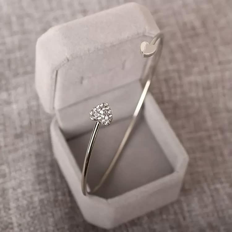 Odette | Women's Bracelet | Double Heart, Gold & Silver | Gift Jewelry