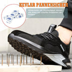 Indra | Safety Work Shoes | Steel Toe, Anti-Piercing, Non-Slip | Breathable Mesh