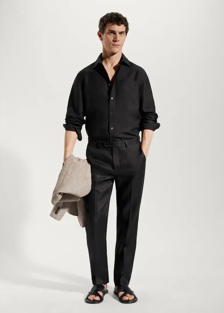 Ivy | Men's Shirt | Straight Fit, Cotton-Linen | Breathable
