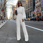 Women Jumpsuit Half Collar Slim Fit | Una
