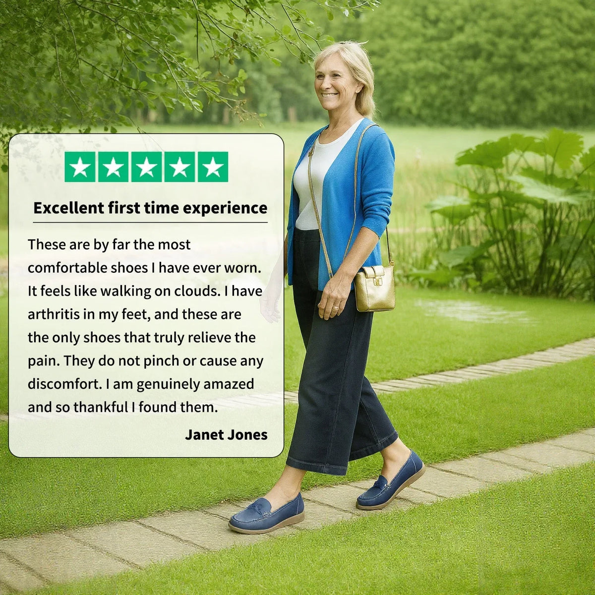 Womens Leather Loafers | Orthopedic Wide Fit Slip-Ons | Arch Support