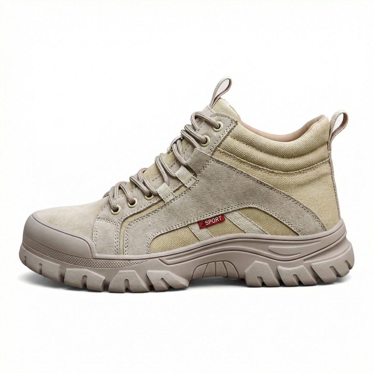 Greta | Safety Shoes Steel Toe | Anti-Puncture, Khaki