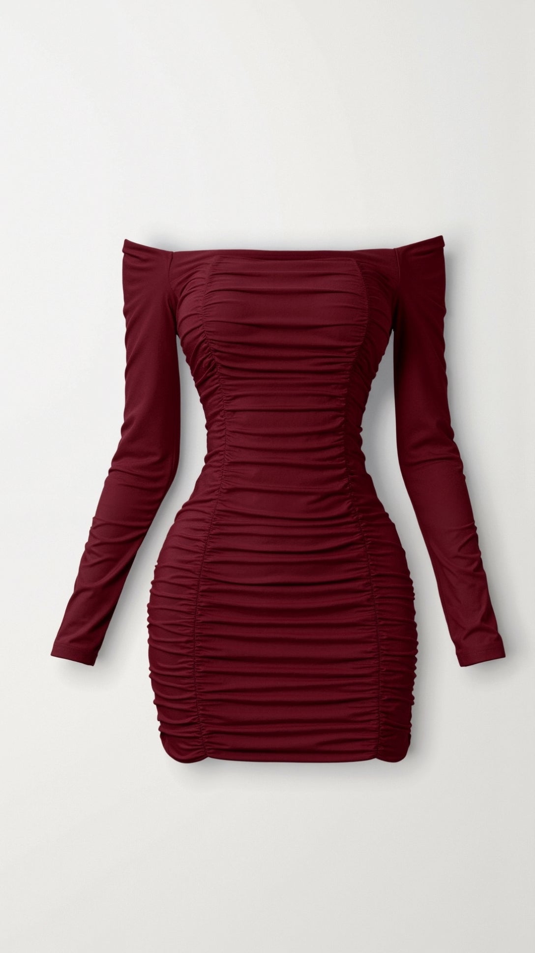 Posy | Mini Dress | Off-Shoulder, Long Sleeve, Bodycon | Women's