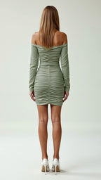 Posy | Mini Dress | Off-Shoulder, Long Sleeve, Bodycon | Women's