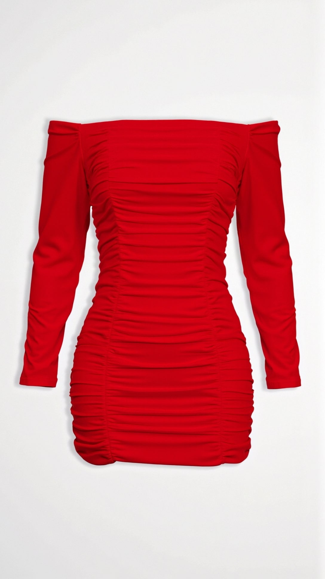 Posy | Mini Dress | Off-Shoulder, Long Sleeve, Bodycon | Women's