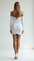 Posy | Mini Dress | Off-Shoulder, Long Sleeve, Bodycon | Women's