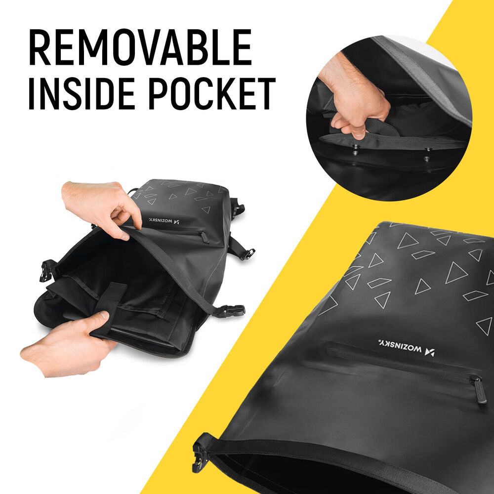 Seraphina | Bike Rack Bag 3-in-1 | Backpack & Pannier | Waterproof, 23L