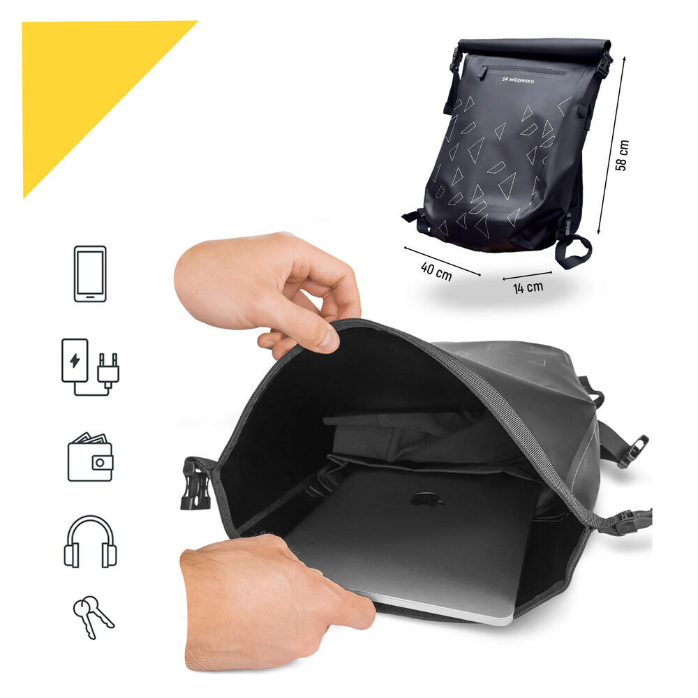 Seraphina | Bike Rack Bag 3-in-1 | Backpack & Pannier | Waterproof, 23L