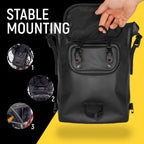 Seraphina | Bike Rack Bag 3-in-1 | Backpack & Pannier | Waterproof, 23L