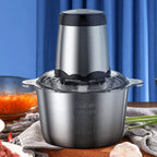 2L Stainless Steel Food Chopper 300W 4 Blade
