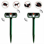 Iris | Ultrasonic Pest Repeller | Solar Powered, Motion Activated | Outdoor Animal Deterrent