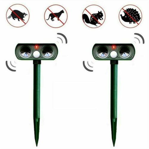 Iris | Ultrasonic Pest Repeller | Solar Powered, Motion Activated | Outdoor Animal Deterrent