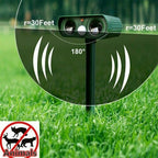 Iris | Ultrasonic Pest Repeller | Solar Powered, Motion Activated | Outdoor Animal Deterrent