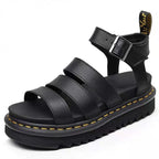 Sandals for Women | Strappy Platform Chunky Sole Buckle