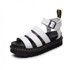 Sandals for Women | Strappy Platform Chunky Sole Buckle