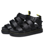 Sandals for Women | Strappy Platform Chunky Sole Buckle