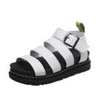 Sandals for Women | Strappy Platform Chunky Sole Buckle
