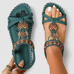 Bexcellent | Women's Orthopedic Sandals | T-Strap, Arch Support, Bohemian Flat