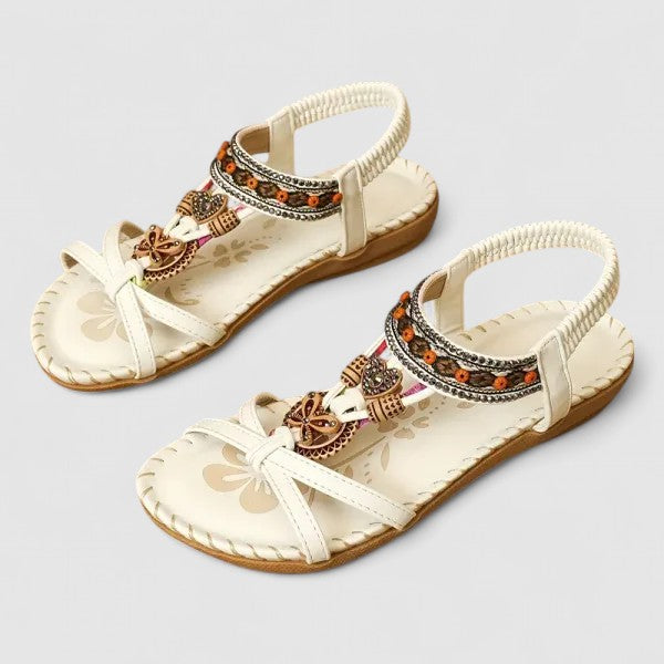 Bexcellent | Women's Orthopedic Sandals | T-Strap, Arch Support, Bohemian Flat