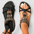Bexcellent | Women's Orthopedic Sandals | T-Strap, Arch Support, Bohemian Flat