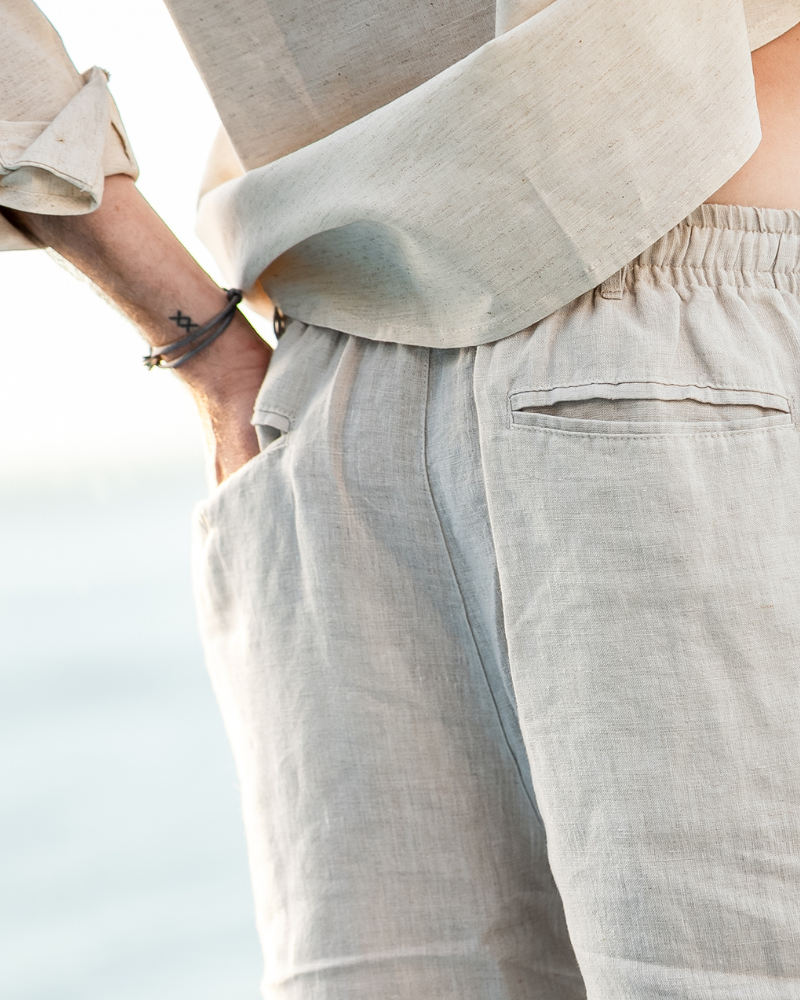 Zara | Men's Linen Shorts | Straight Fit, Lightweight | Summer Casual