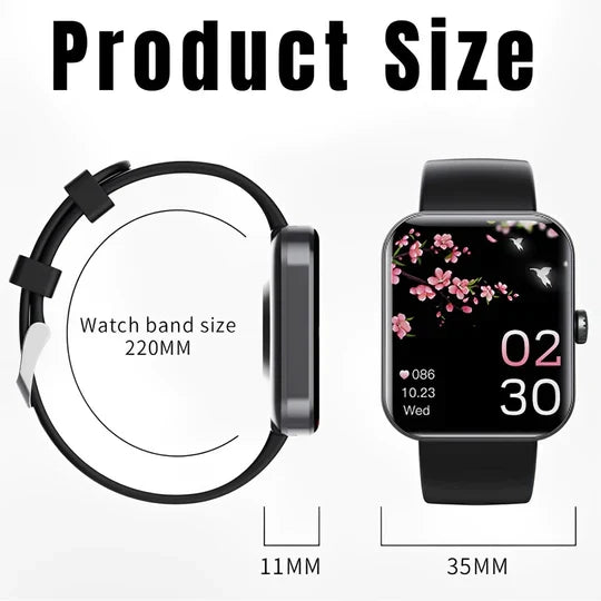 Wenna | Blood Glucose Smartwatch | Non-Invasive, Fitness Tracking, GPS
