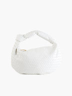 Woven Handbag | Medium Braided Bag | Faux Leather, Everyday