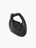 Woven Handbag | Medium Braided Bag | Faux Leather, Everyday