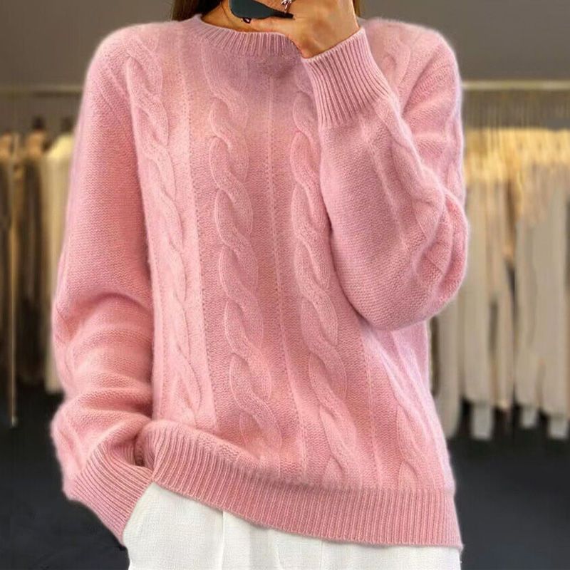 Women Knit Sweater Warm Comfortable