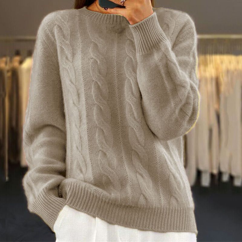 Women Knit Sweater Warm Comfortable