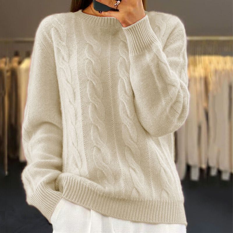 Women Knit Sweater Warm Comfortable
